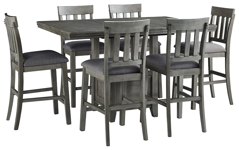 Counter height dining discount table seats 6