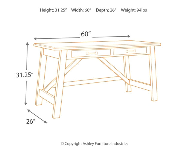 Ashley Express - Baldridge Home Office Large Leg Desk