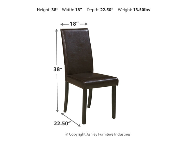 Ashley Express - Kimonte Dining UPH Side Chair (2/CN)