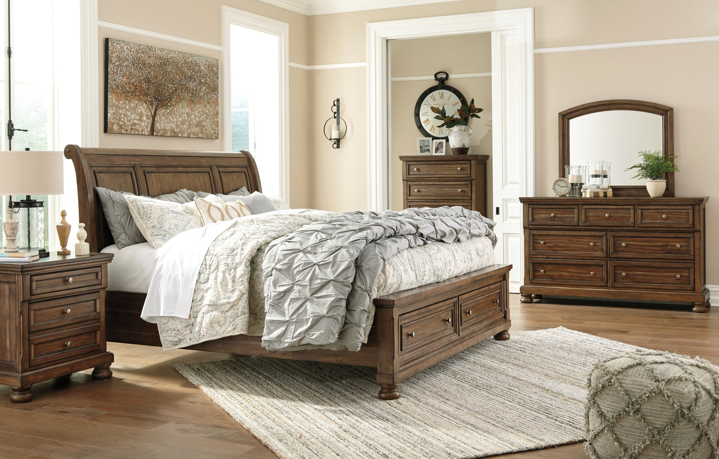 Ashley Express - Robbinsdale  Sleigh Bed With Storage