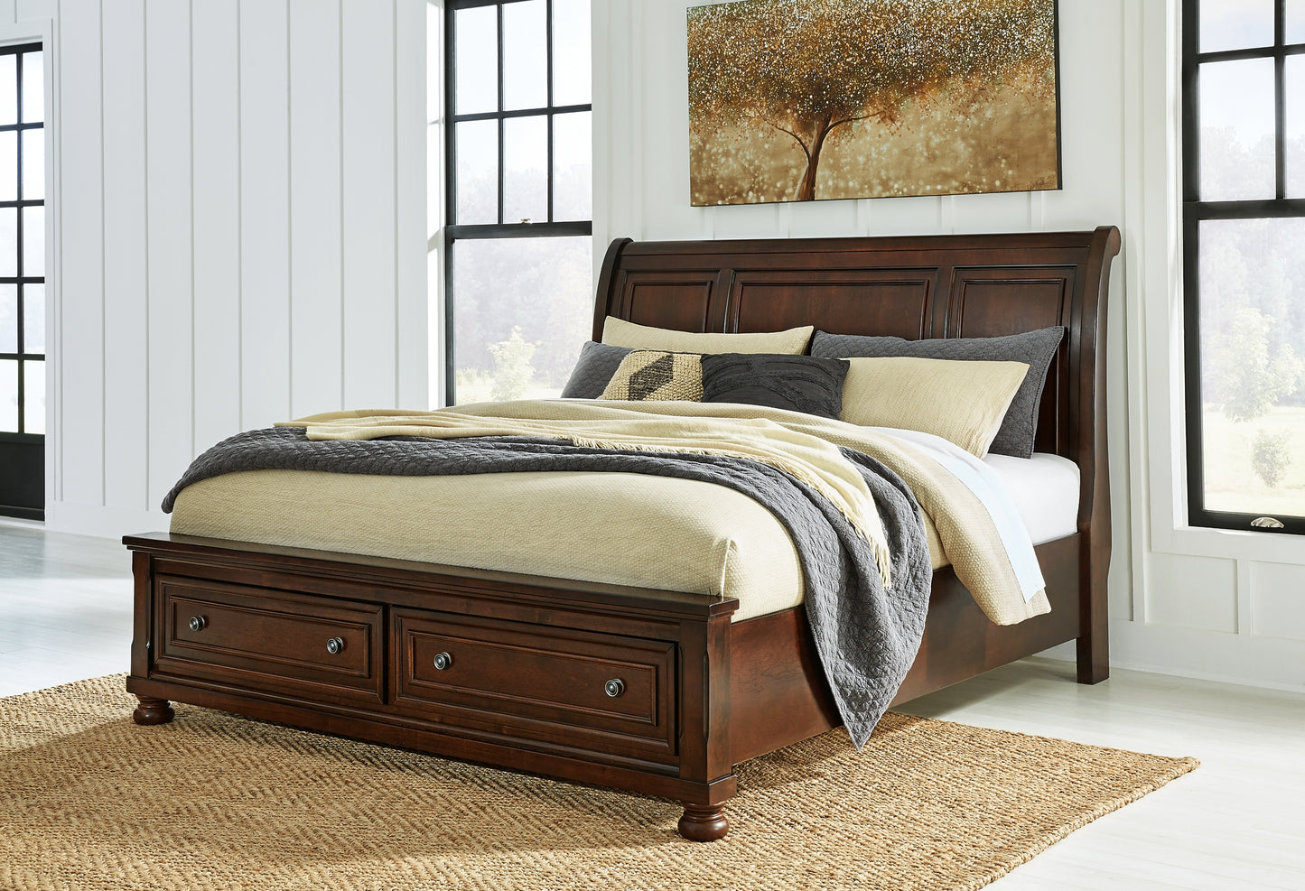 Ashley Express - Robbinsdale  Sleigh Bed With Storage