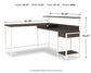 Ashley Express - Dorrinson L-Desk with Storage