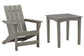 Ashley Express - Visola Outdoor Adirondack Chair and End Table