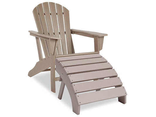 Ashley Express - Sundown Treasure Outdoor Adirondack Chair and Ottoman