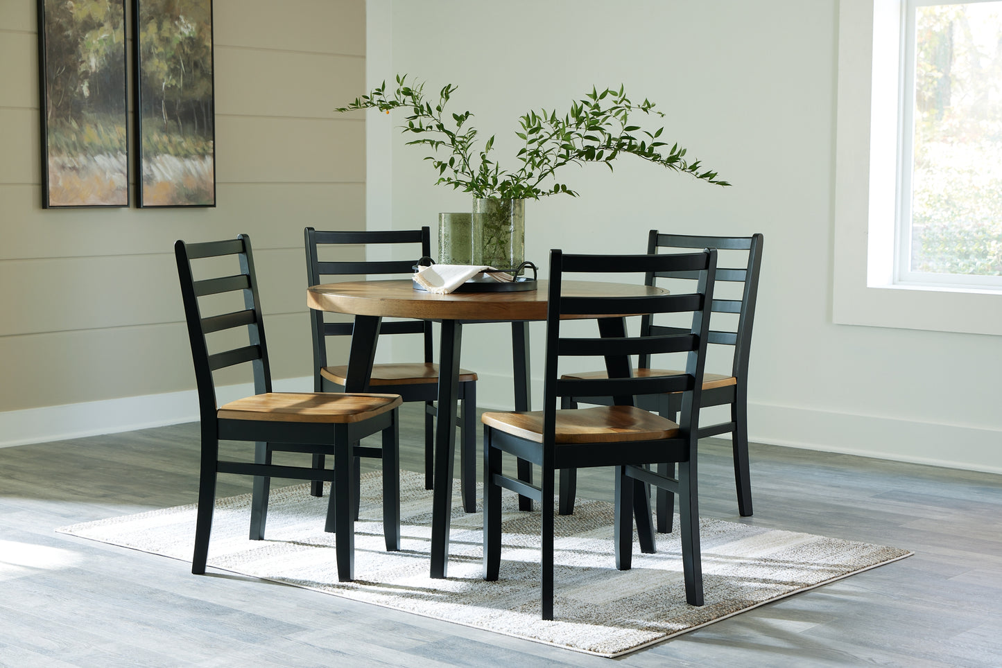 Blondon Round DRM Table Set (5/CN)